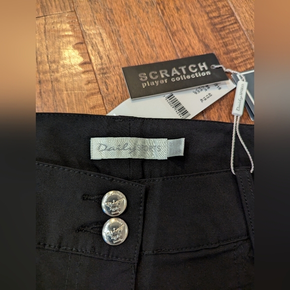 Daily Sports Miracle Golf Shorts 17" Black Size 12 NWT - Picture 5 of 9